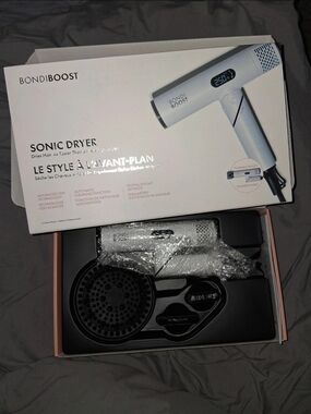 Bondiboost Sonic Dryer Hair Dryer - White